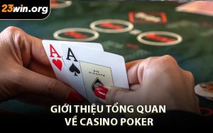 Giới thiệu tổng quan về casino poker